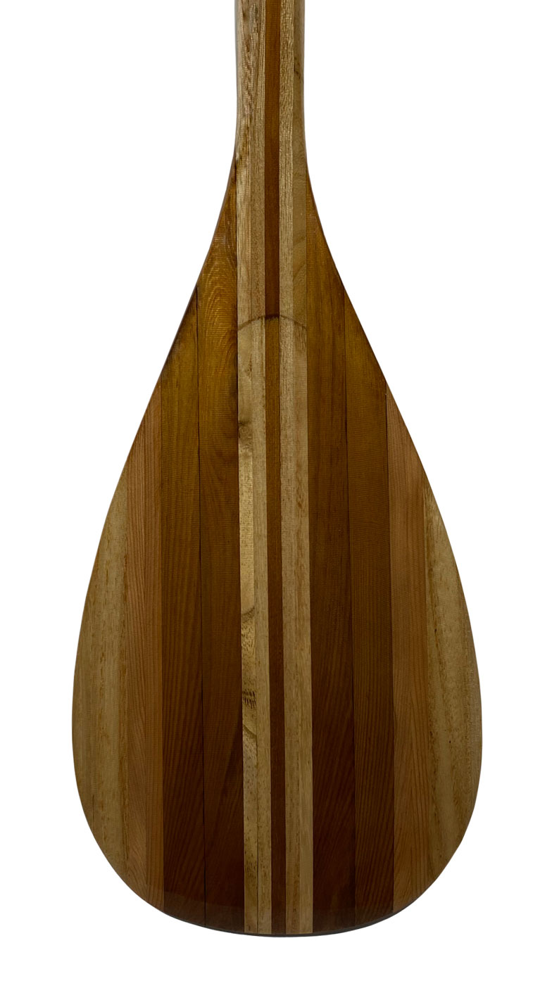 Custom-made hand-crafted wooden sup paddle blade, special gift for sup lovers Custom-made hand-crafted wooden sup paddle blade, made of paulownia an red cedar
