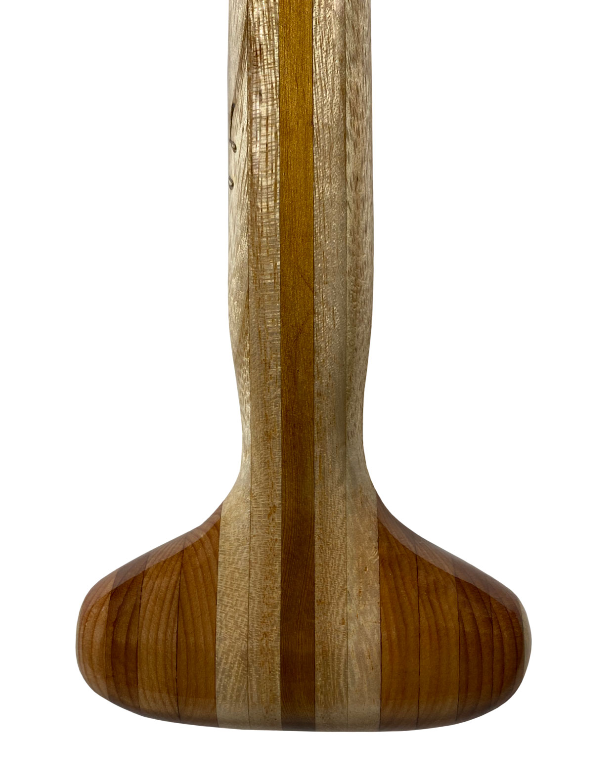 Custom-made hand-crafted wooden sup paddle handle, unique Christmas gift for sup lovers Custom-made hand-crafted wooden sup paddle handle, made of paulownia an red cedar