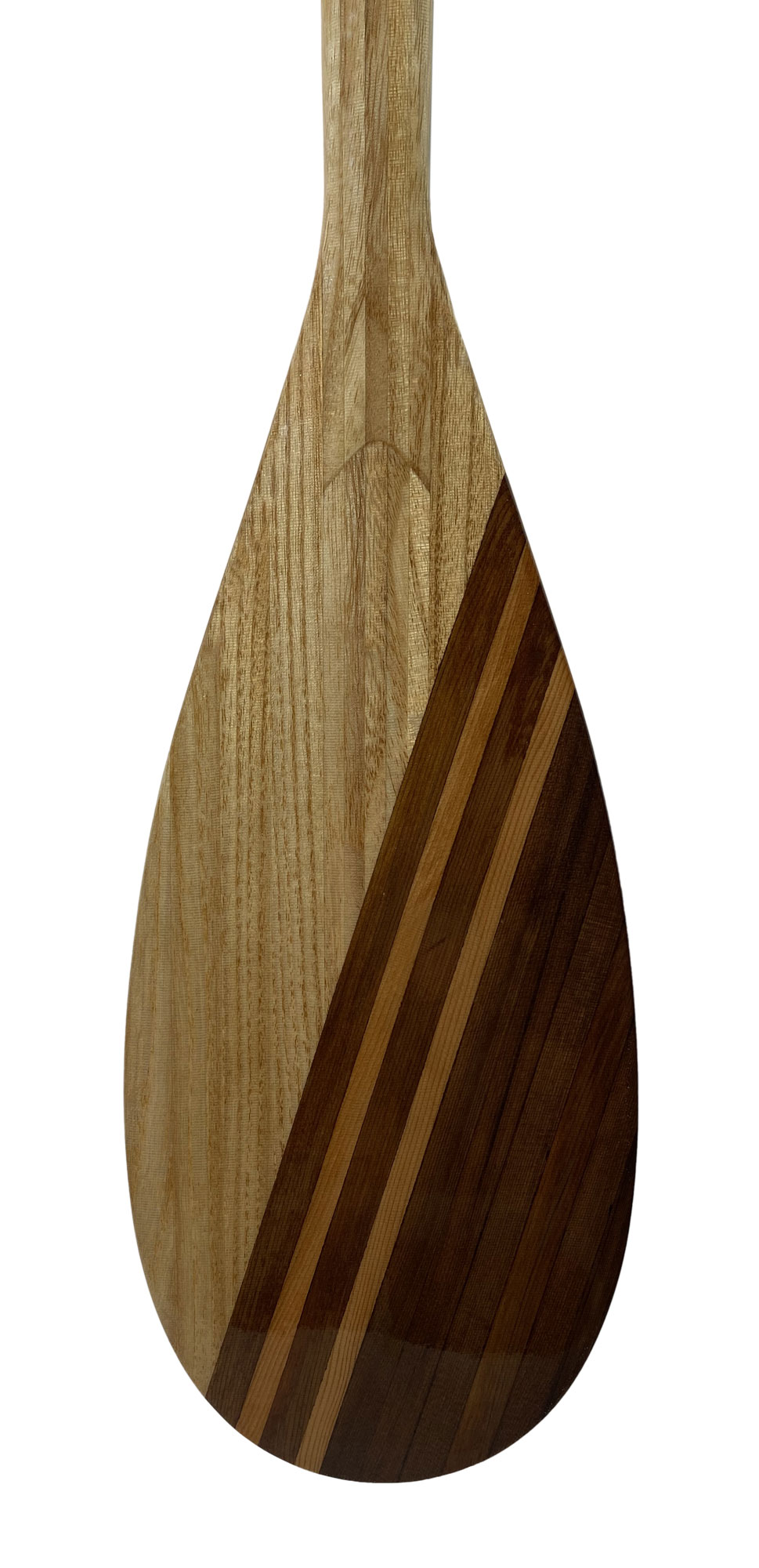 Beautiful hand-crafted wooden sup paddle blade, Ontario Sunset Model Hand-crafted wooden sup paddle blade, made out of paulownia and red cedar wood